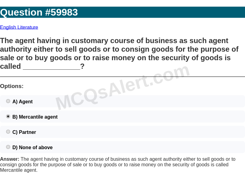 Question Screenshot