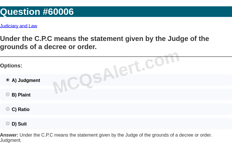 Question Screenshot