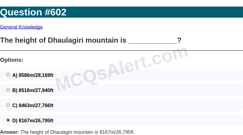 Question Screenshot