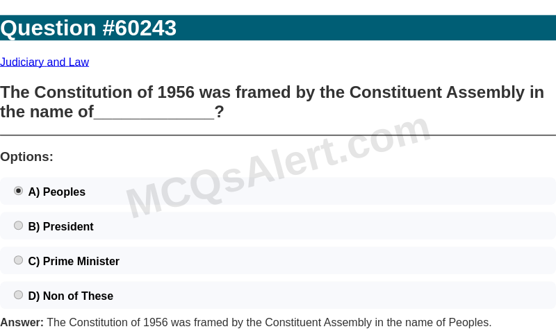 Question Screenshot