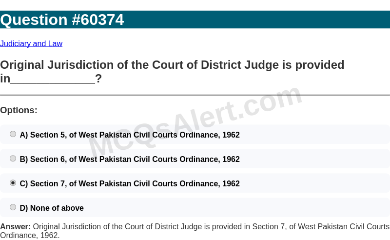 Question Screenshot