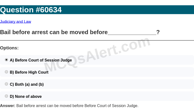 Question Screenshot