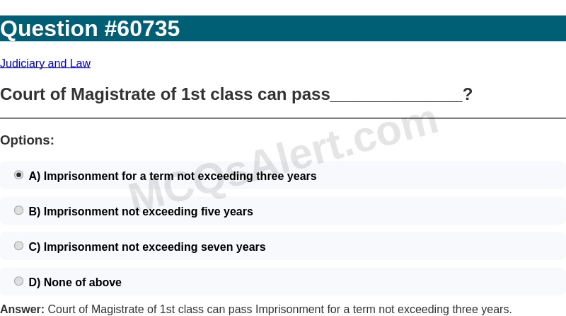 Question Screenshot