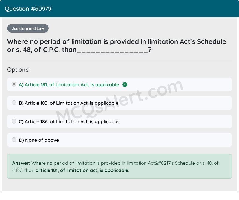 Question Screenshot