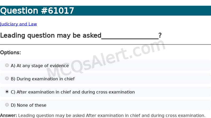 Question Screenshot