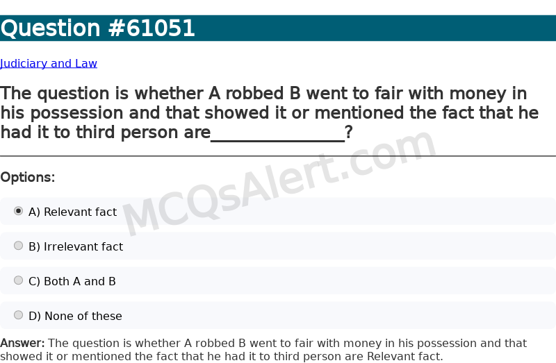 Question Screenshot