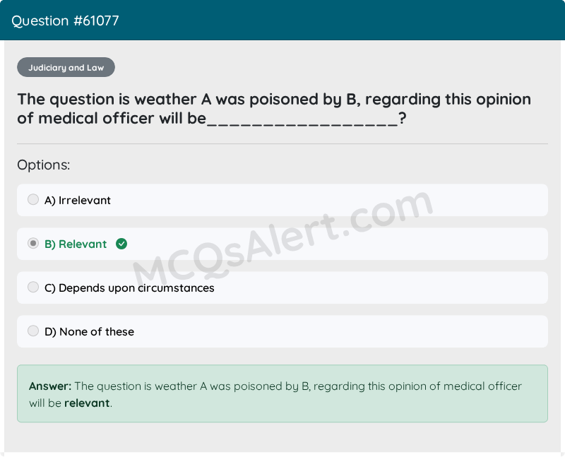 Question Screenshot