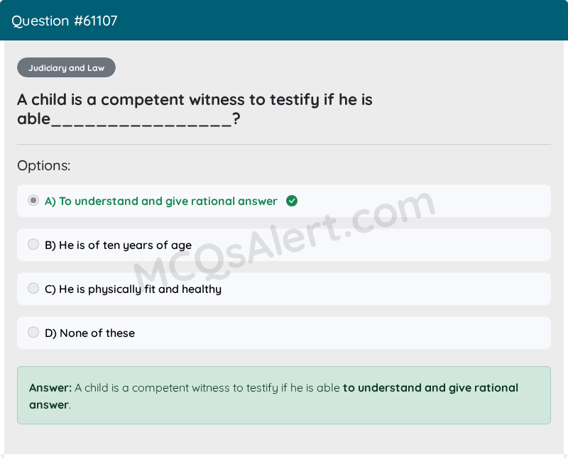 Question Screenshot