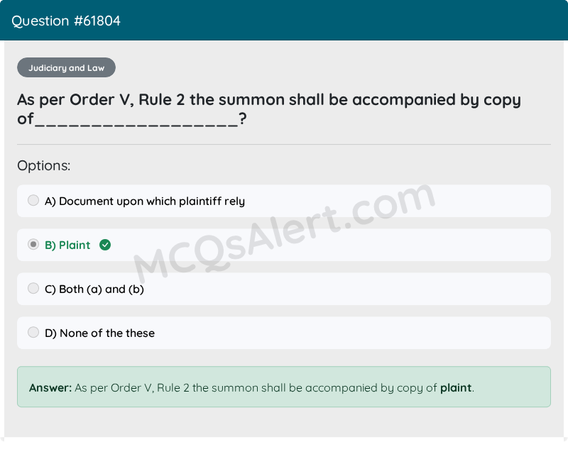 Question Screenshot