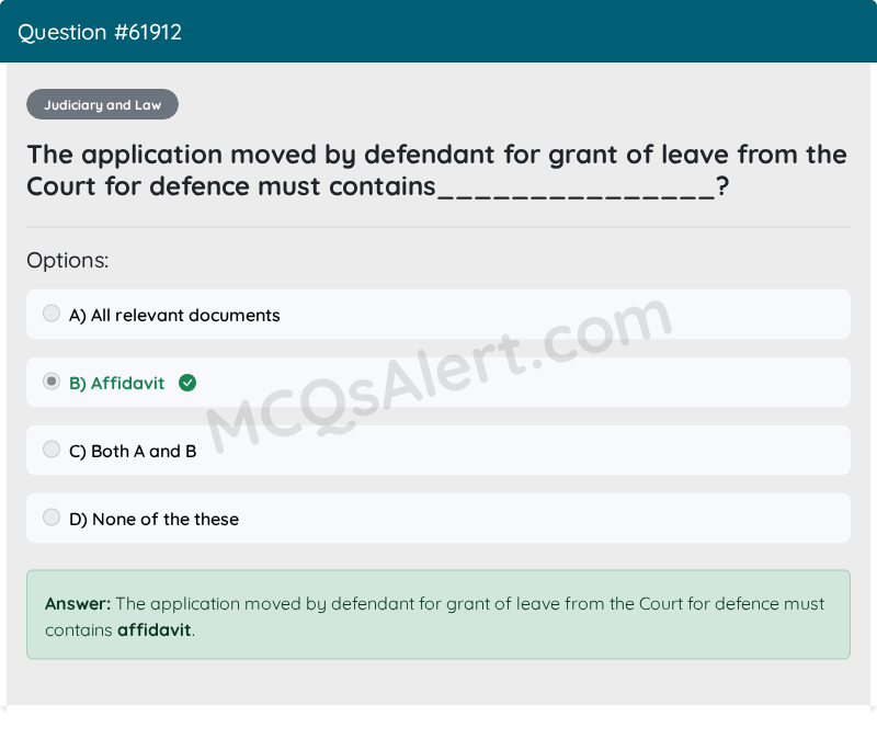 Question Screenshot
