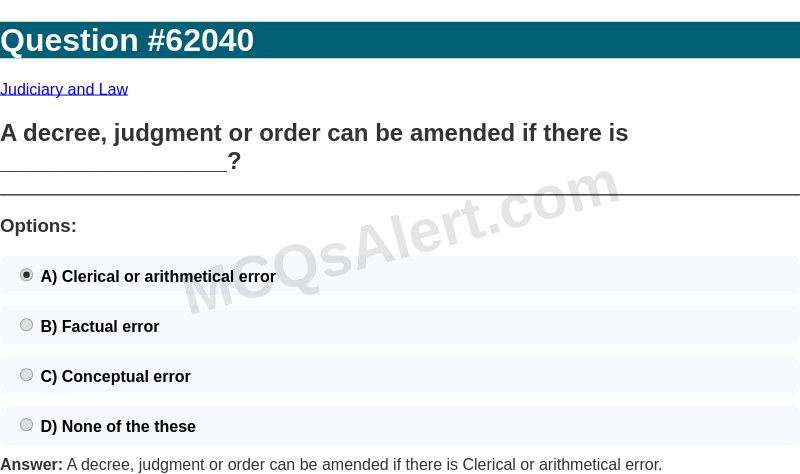 Question Screenshot