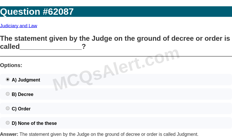 Question Screenshot