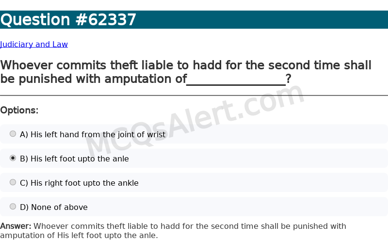 Question Screenshot