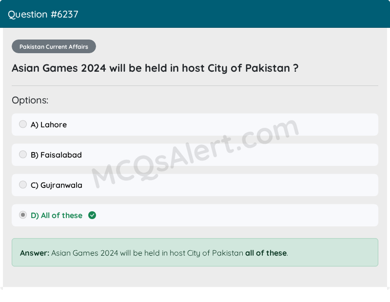 Question Screenshot