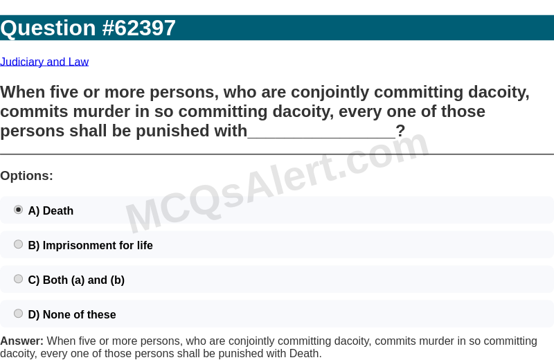 Question Screenshot