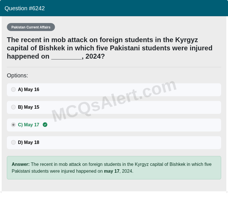 Question Screenshot