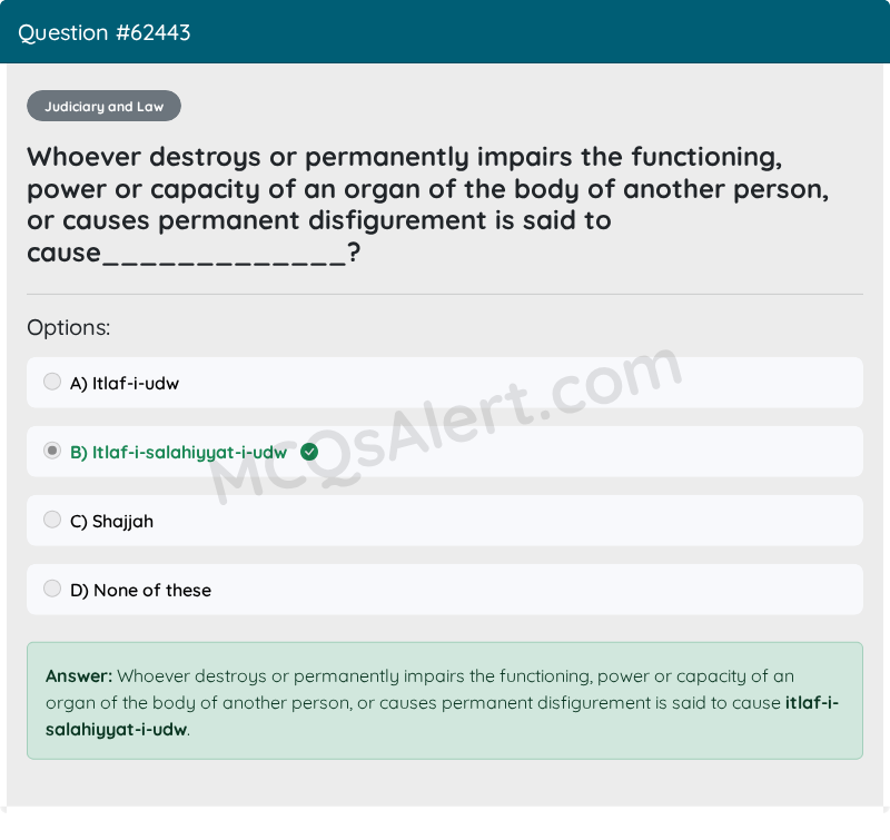 Question Screenshot