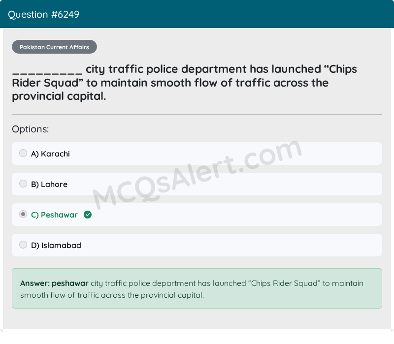 Question Screenshot