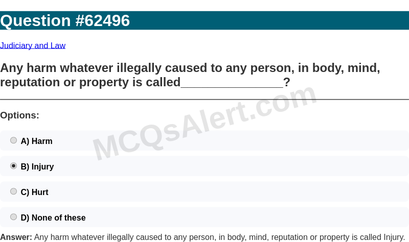 Question Screenshot