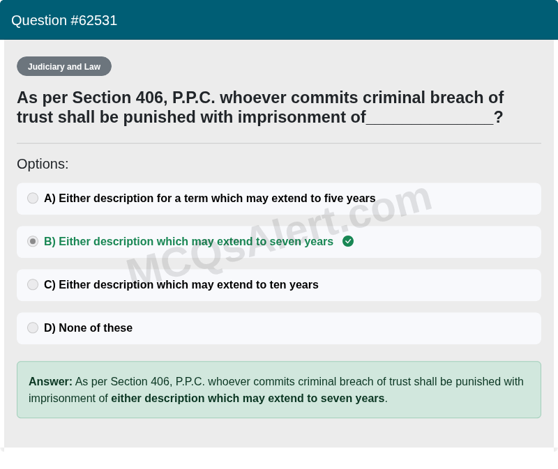 Question Screenshot