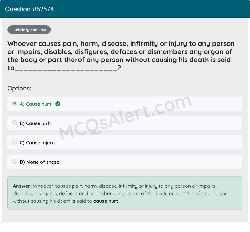 Question Screenshot