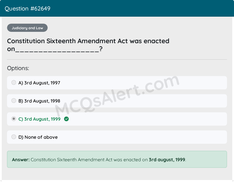 Question Screenshot