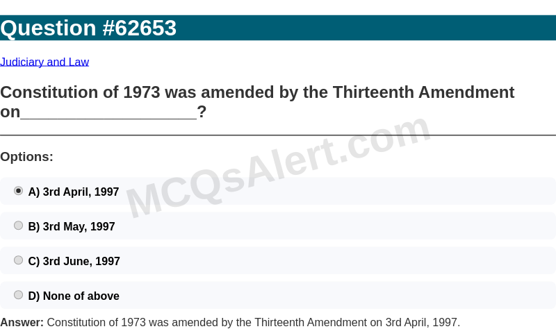 Question Screenshot