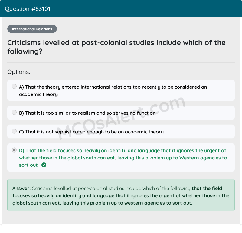 Question Screenshot