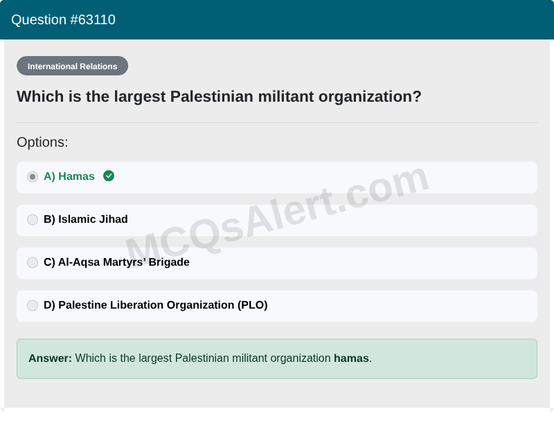 Question Screenshot