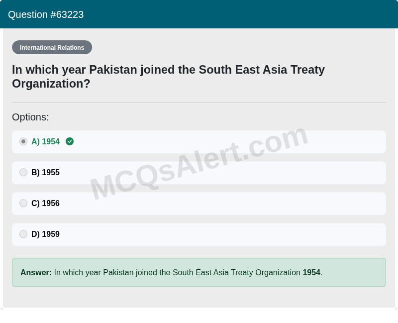 Question Screenshot