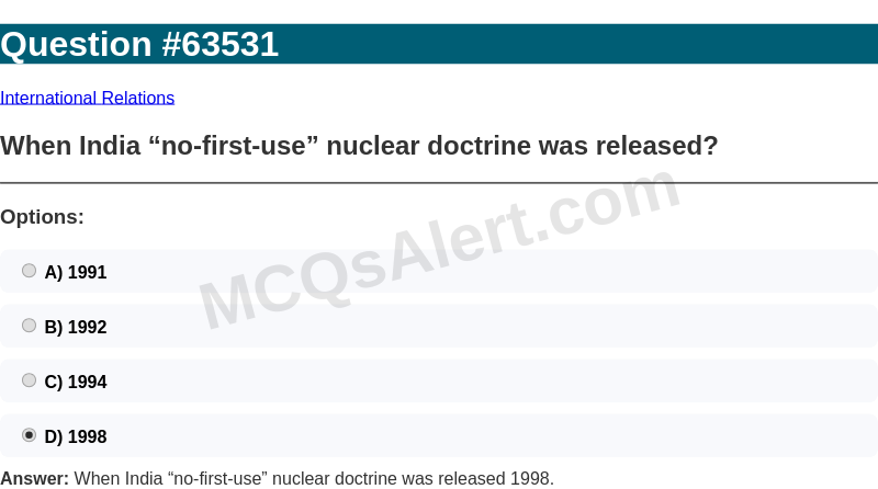 Question Screenshot