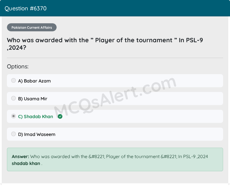 Question Screenshot