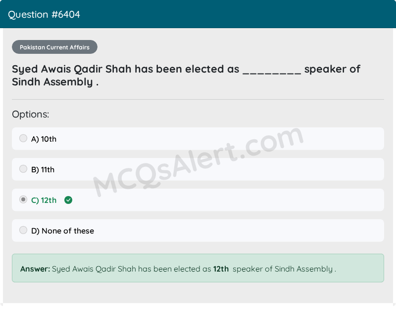 Question Screenshot