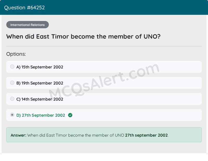 Question Screenshot