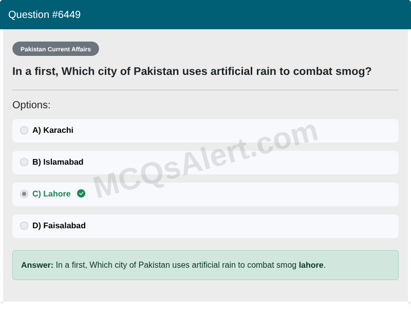 Question Screenshot