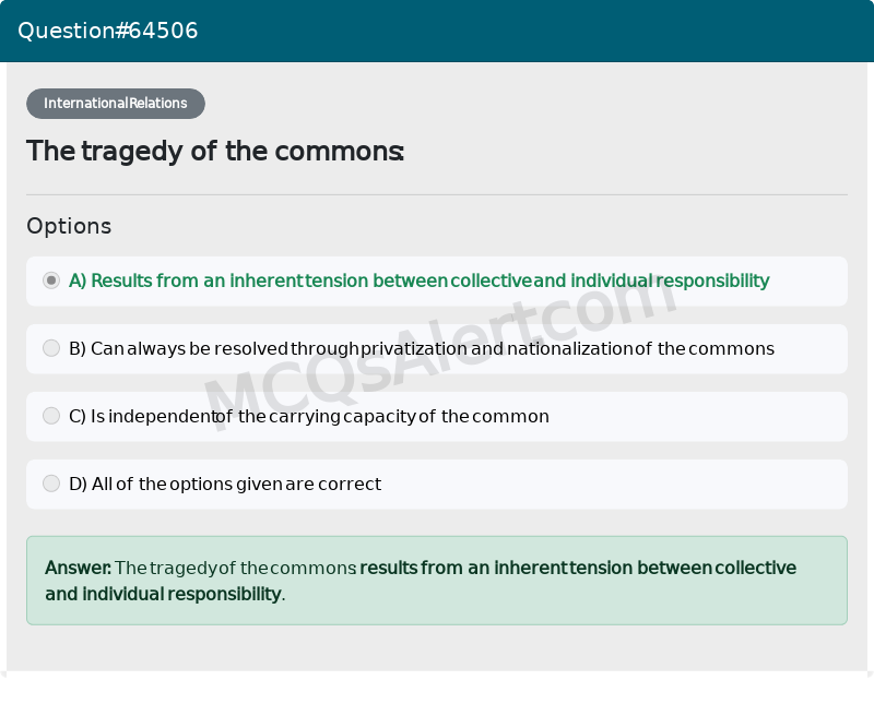 Question Screenshot