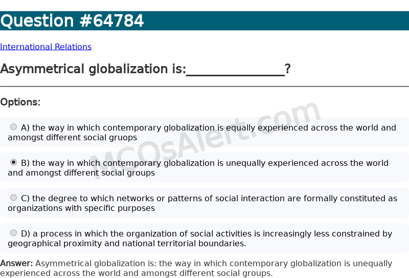 Question Screenshot