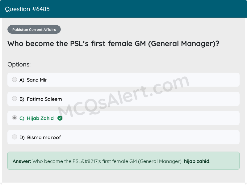 Question Screenshot