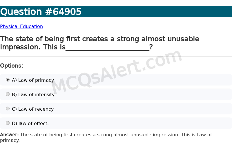 Question Screenshot