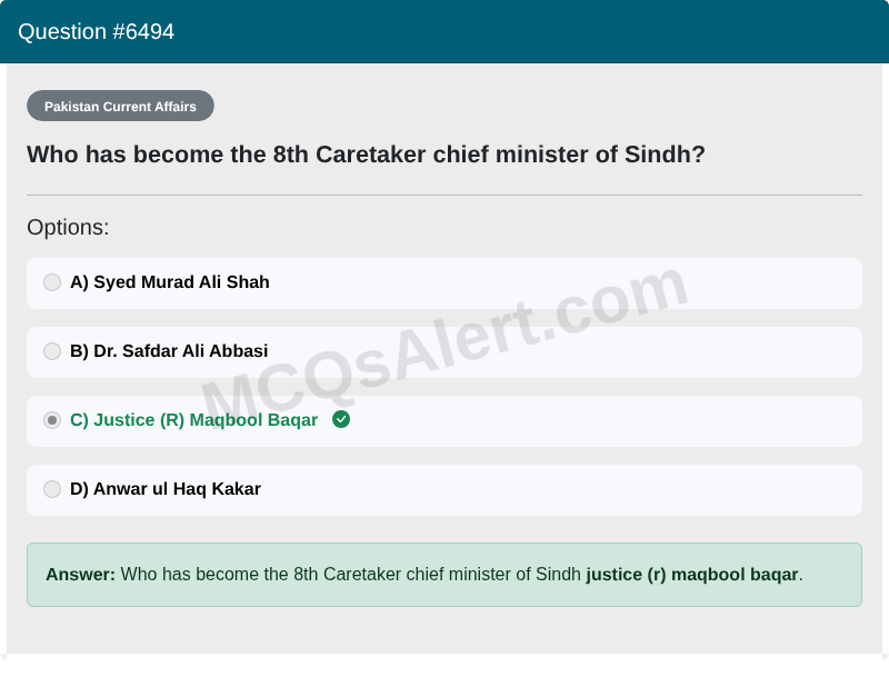 Question Screenshot