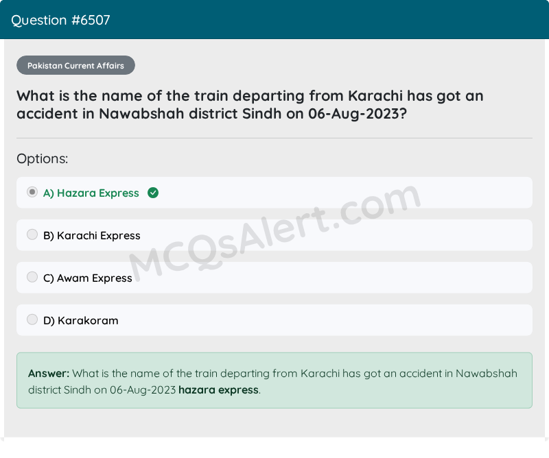 Question Screenshot