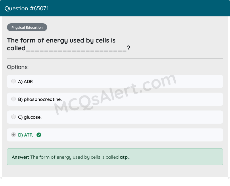 Question Screenshot