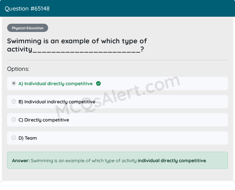 Question Screenshot
