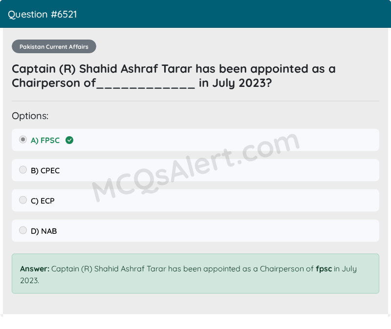 Question Screenshot