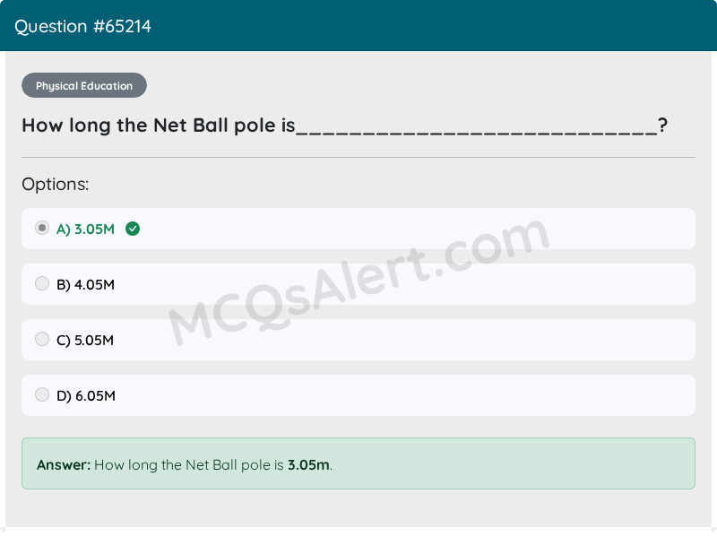 Question Screenshot