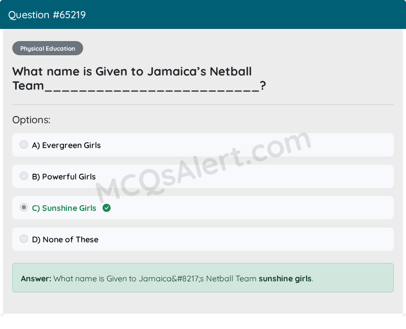Question Screenshot