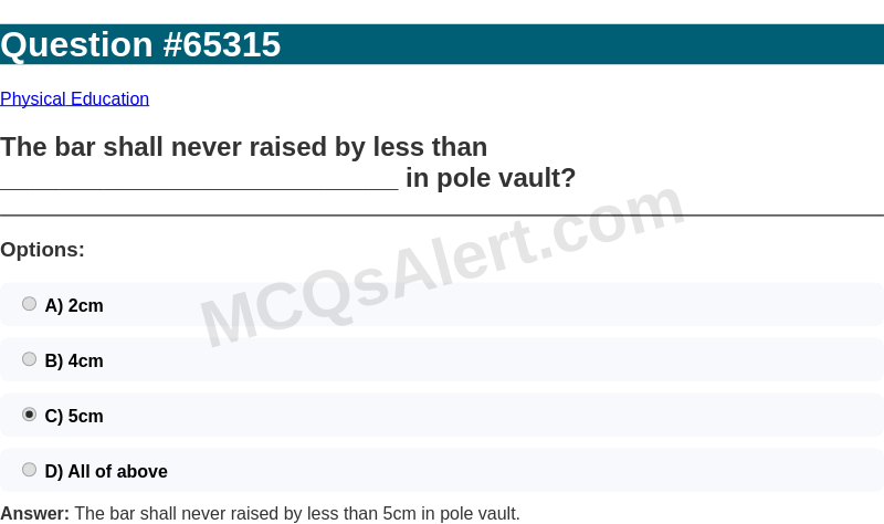 Question Screenshot