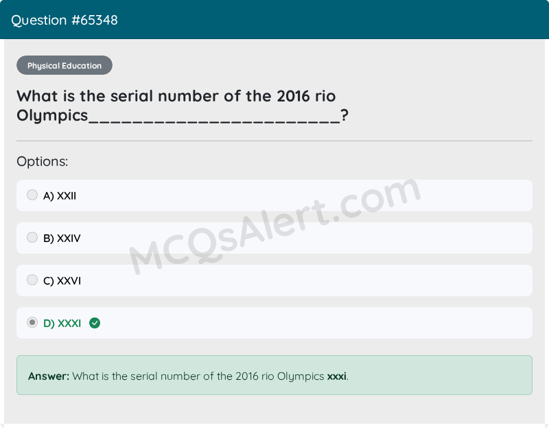 Question Screenshot