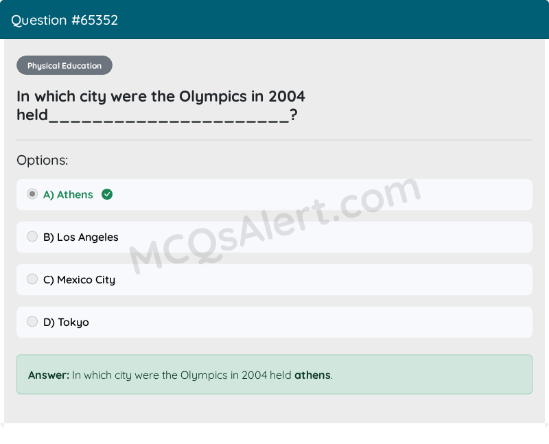 Question Screenshot
