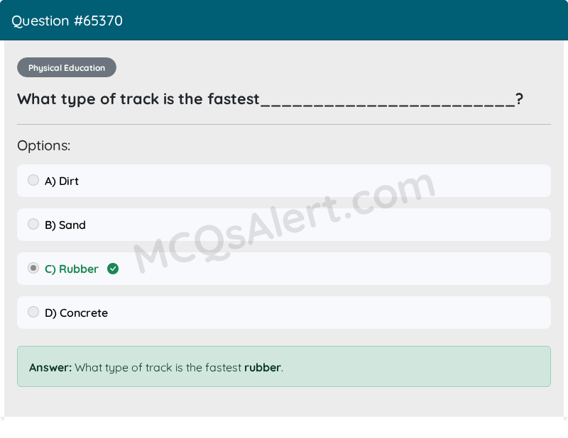 Question Screenshot